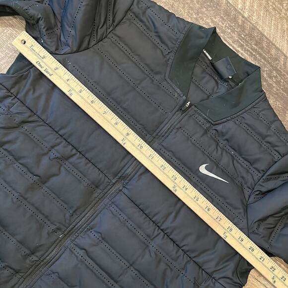 Nike Women's Aeroloft Down Fill Running Jacket, Black, Size L - Picture 6 of 8